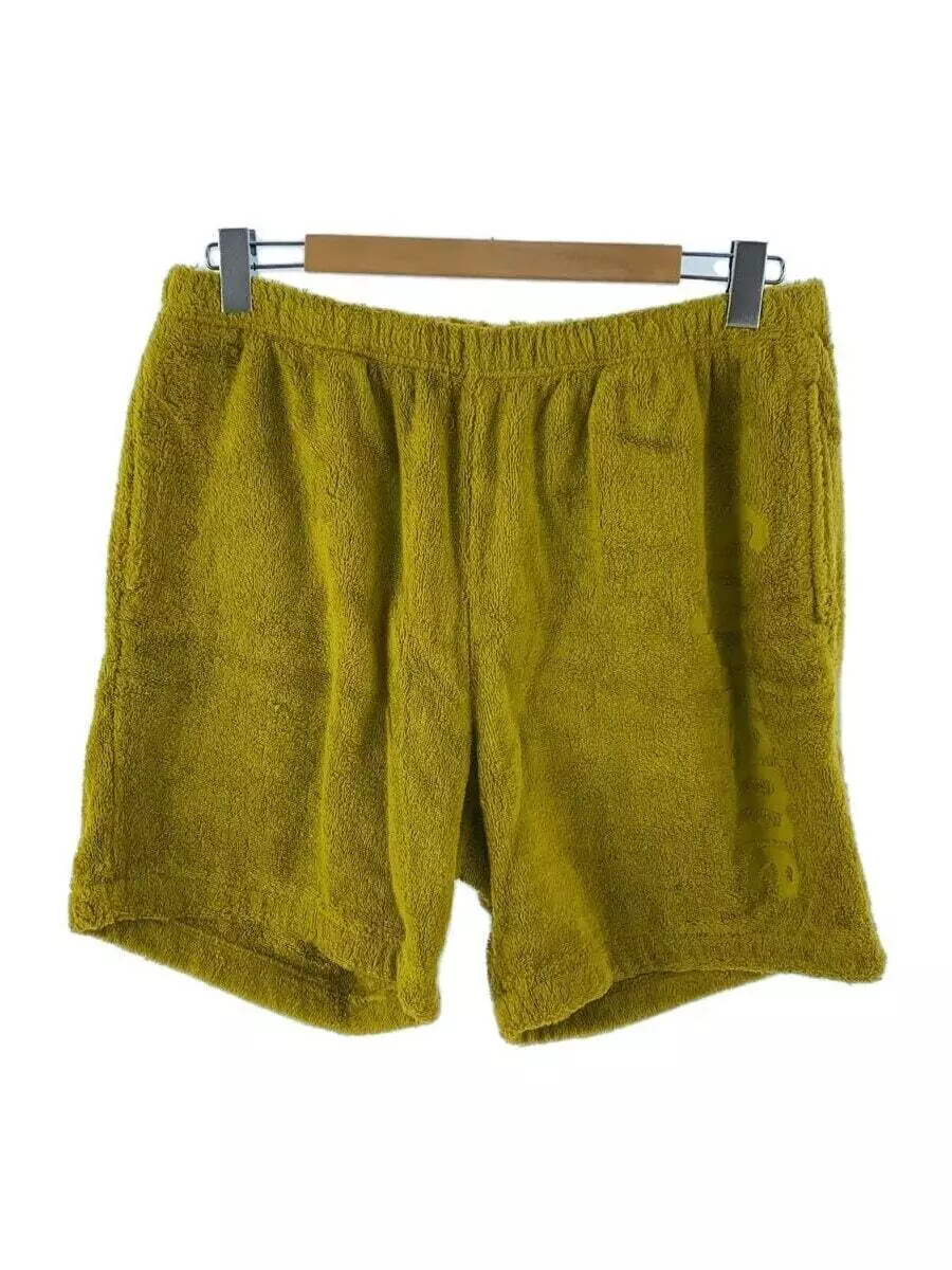 Pantalon court Supreme Terry logo coton jaune M occasion