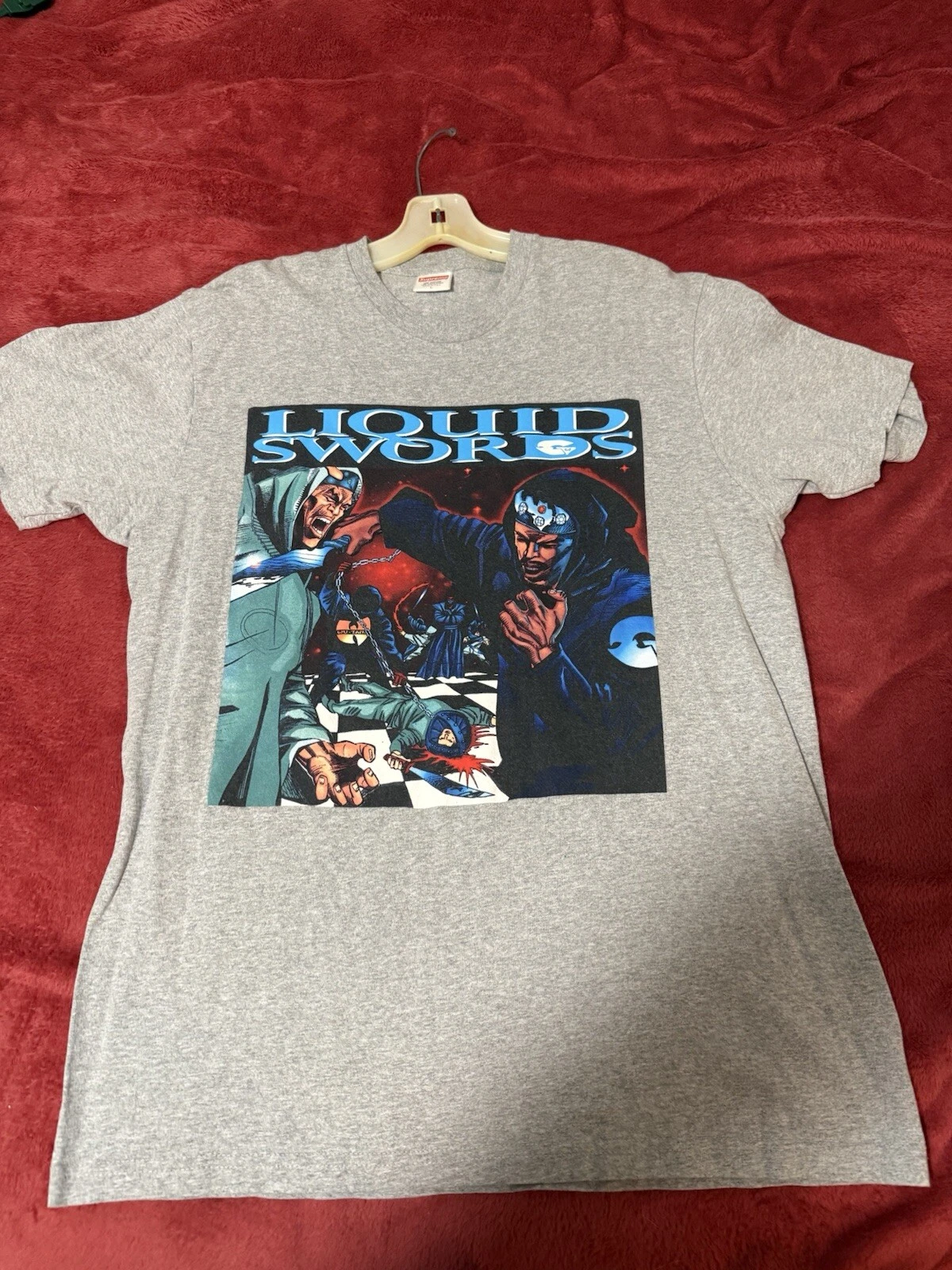 T shirt Supreme Liquid Swords GZA SS18 taille L RARE