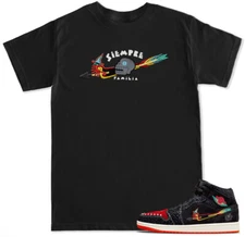 SiEMPRE Familia T Shirt to match with Air Js RETRO 1 Shoes
