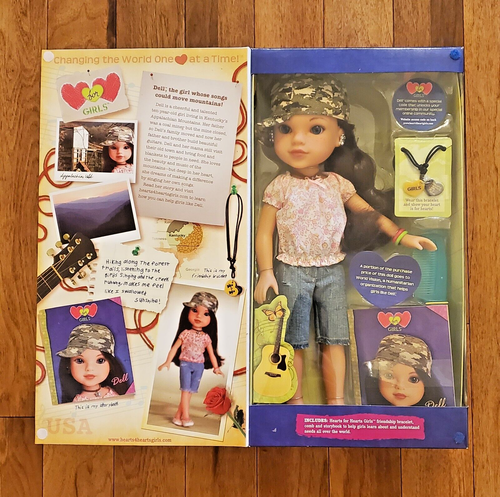 Muñeca Dell Hearts for Hearts for Hearts Girls de EE. UU. Appalachia Kentucky Country Camuflaje ¡Nueva! - Imagen 2 de 18