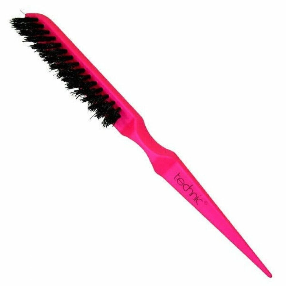 Technic Back Combing Brush - Comb Hot Pink Volume Styling Hairdressing Hair Thin - Image 2 of 2