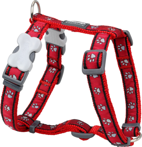 RED DINGO RED PAW DOG /PUPPY HARNESS | sizes XS-L | fully adjustable  free p&p  - Picture 1 of 11