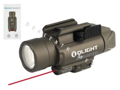 OLIGHT Baldr RL LED Flashlight with Red Laser - 1120 Lumen – Desert Tan