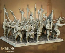 Sunland Imperial Unit with Halberd, Fantasy RPG Wargames Imperial Warrior