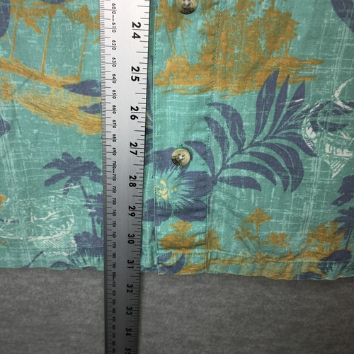 Columbia Sportswear Co Mens XL Hawaiian Floral SS Button Up Shirt 100% Cotton - Picture 4 of 6