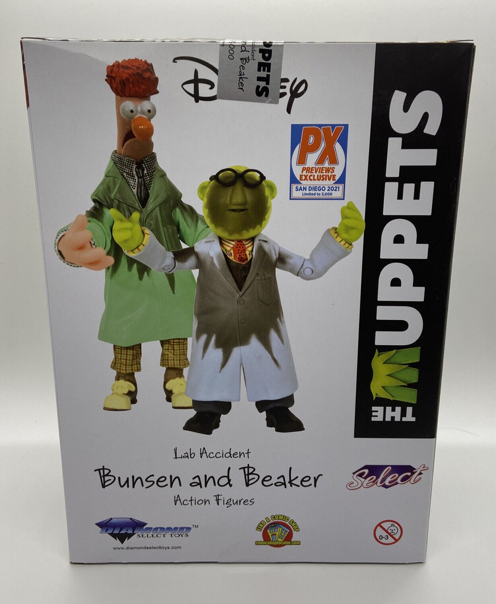 Muppets Lab Accident Bunsen Beaker Diamond Select SDCC 2021 LE
