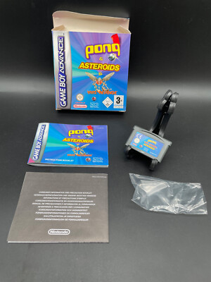 Pong&Asteroids&Yars Revenge - Game Boy Advance -PAL/EUR- OVP/BOXED/CIB - TOP