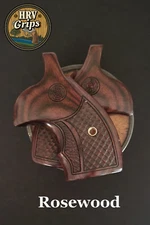 Smith & Wesson K/L Round Boot Grips Dragonscales & Stipple Opt Top • All Colors