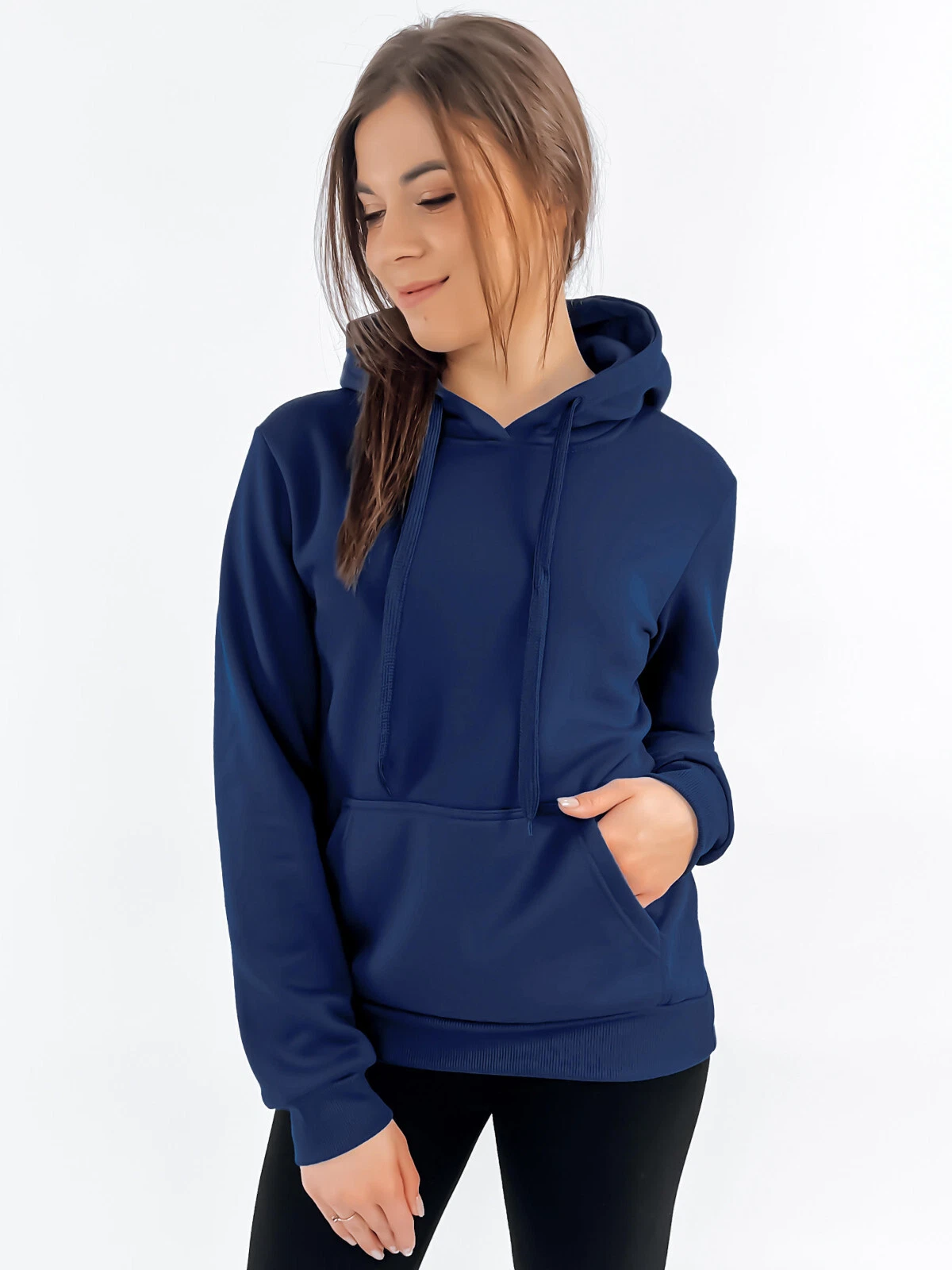 SACAI Felpa con cappuccio DSTREET manica lunga felpa con cappuccio pullover tinta unita donna S 2XL