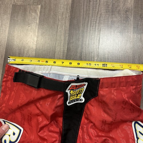 VTG NWT NEW AXO RACING SPORT WEAR MOTO PANTS RED ROBINSON TEAM ISSUE 30 (15) - Picture 3 of 5