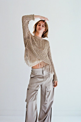 ZARA KNIT  kombiniert mit trendigen Fransenakzent  - Neu -  NP  59,90 -