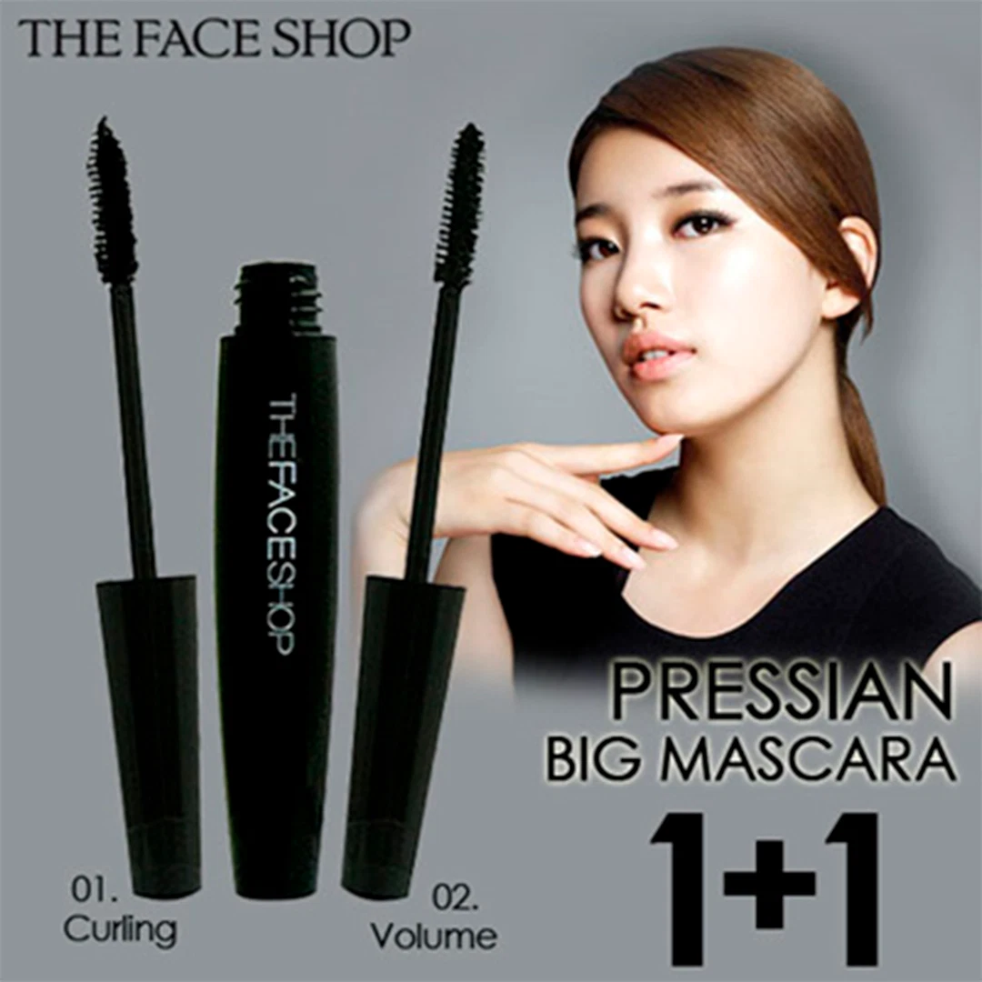 sanger Smil Ambitiøs THE FACE SHOP Freshian Big Mascara 1+1, Volume, Curling Korean Cosmetics,  sample | eBay