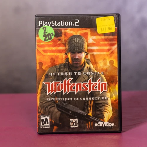 PS2 Game - Return to Castle Wolfenstein: Operation Resurrection – Good State USA