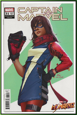 CAPTAIN MARVEL #31-B (2021) INHYUK LEE KAMALA KHAN VARIANT MCU DISNEY 9.4 NM