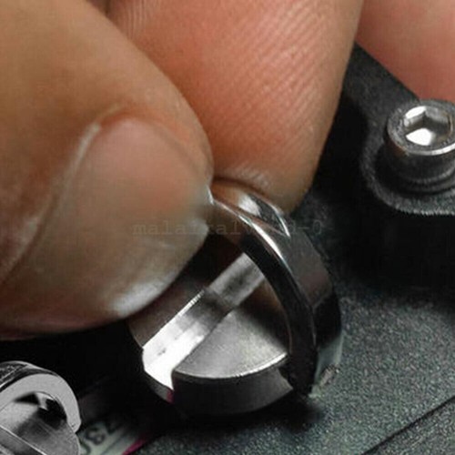 1/4" Release Plate Quick D-Ring Long Screw For Camera Tripod Stainless Steel - Picture 10 of 35