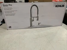 Kohler Sous Pro-Style Pull-Down Sprayer Kitchen Faucet in Stainless Steal *NEW*
