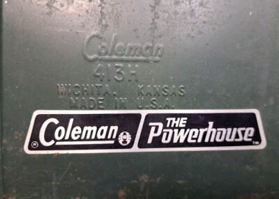Coleman 413H 2 Burner Campstove Powerhouse NO TANK LP CONVERTED