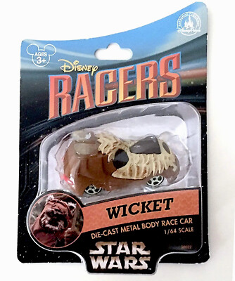 Disney Racers Star Wars Wicket the Ewok 1:64 Scale Metal Body Die Cast Car OTHER