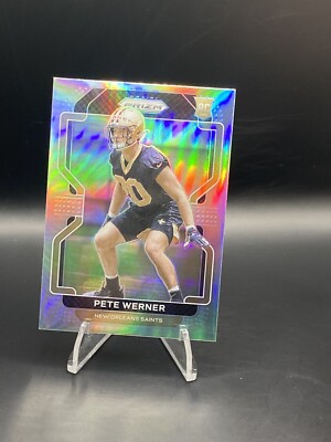 Pete Werner  Saints 2021 Panini Prizm Silver Prizm Rookie #391