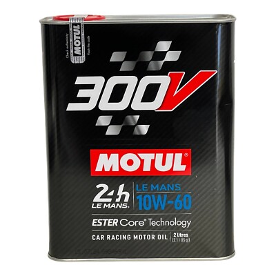 6x2=12 Liter  MOTUL 300V LE MANS 10W-60 Motoröl Rennsport ESTER CORE 10W60