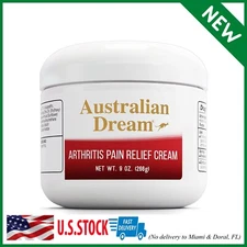 Australian Dream Arthritis Pain Relief Cream, 9 oz. Jar – Soothing Relief for Mi
