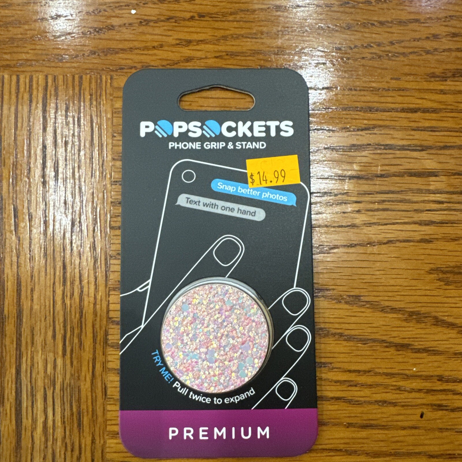 PopSocket Phone Grip & Stand Universal Banded Agate NEW-image