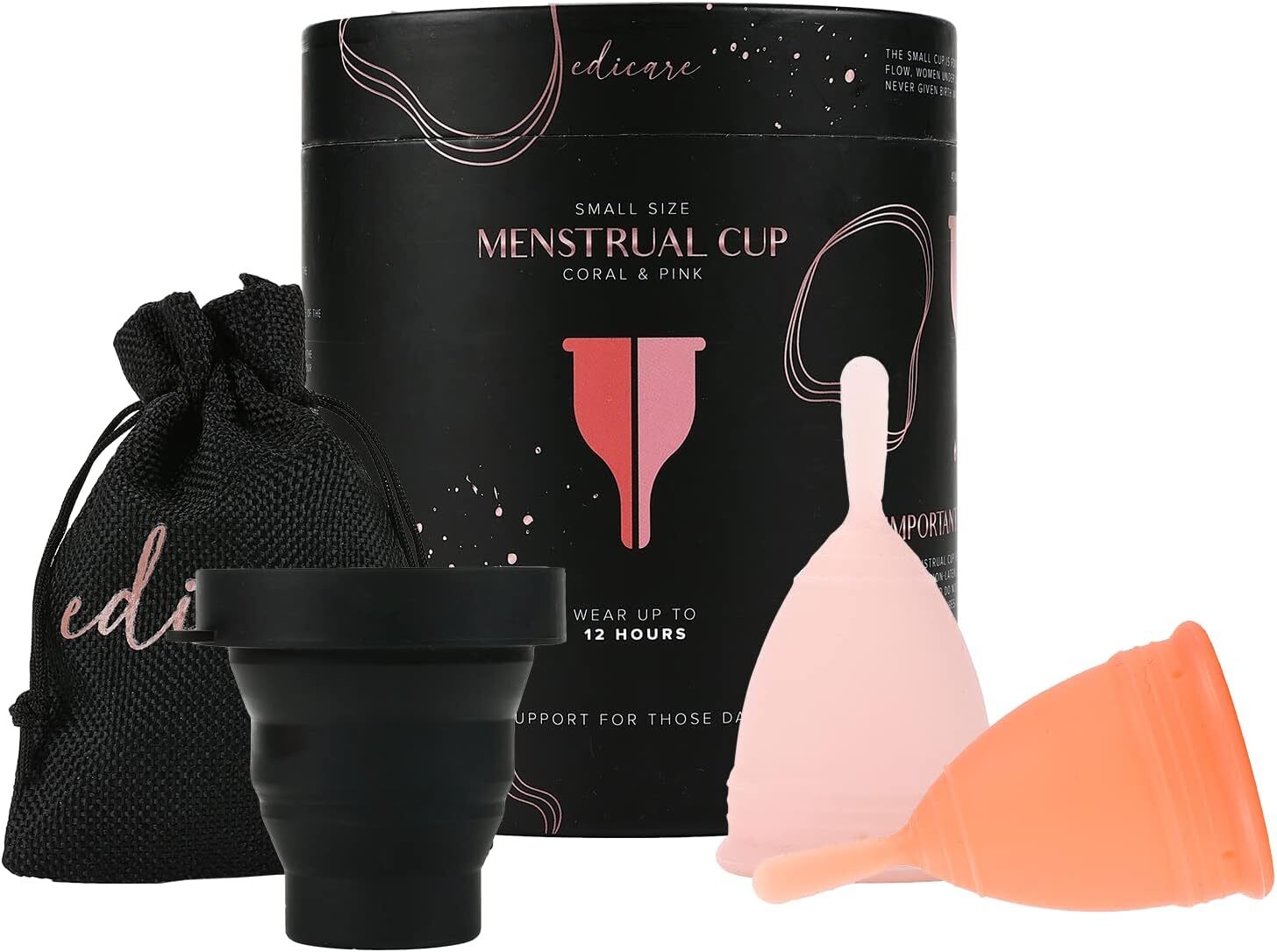 Менструальная чаша Edicare Menstruationstasse Медицинская силиконовая посуда Weich S B 3490₽