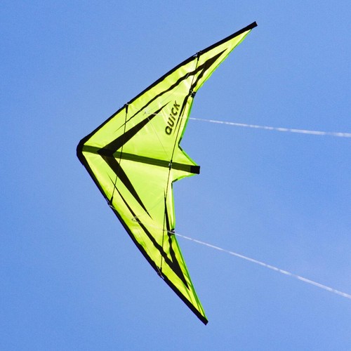 Lenk Drachen Quick Sport Fliegen Zweileiner Trick Einsteiger Anfänger Beginner - Picture 7 of 12