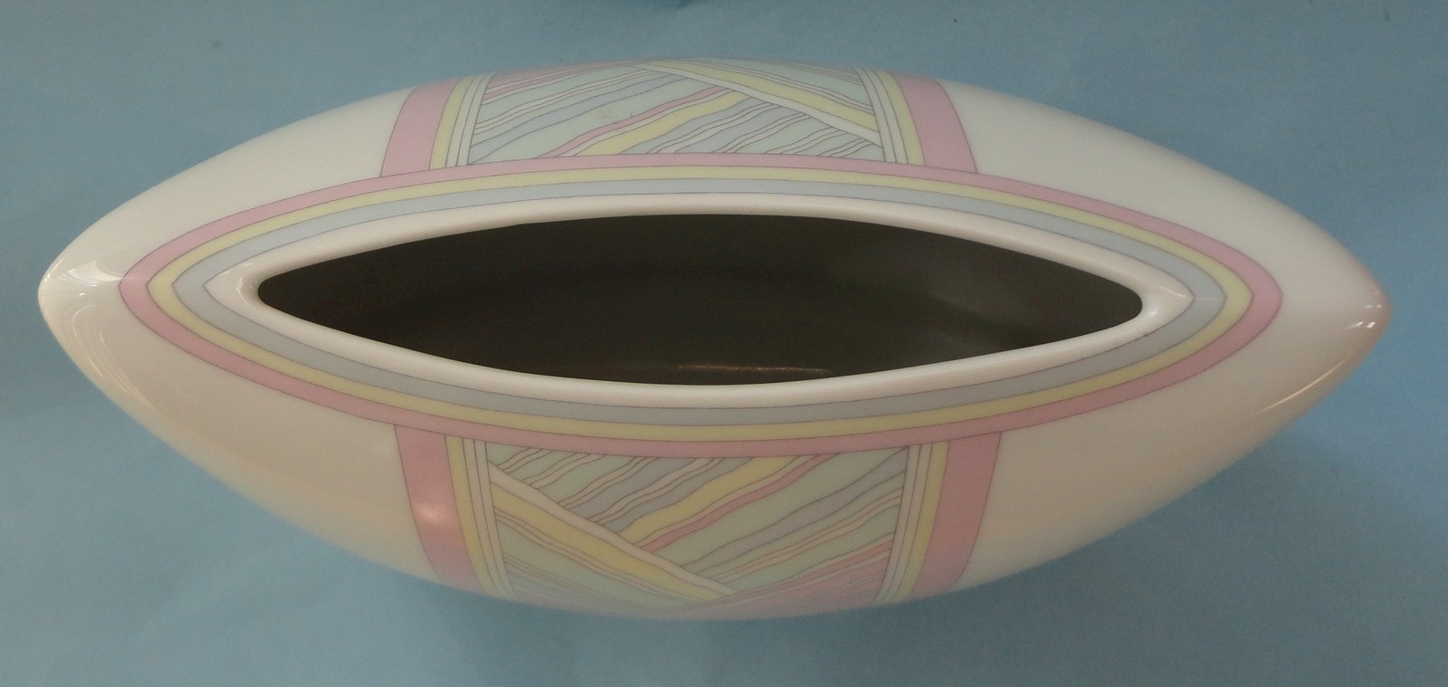 ROSENTHAL OpArt NAIRAC Abstract Modern Design PILLOW Porcelain VASE