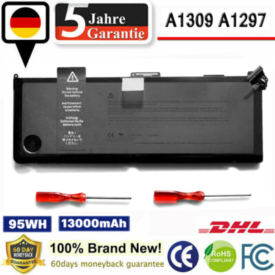 A1309 Ersatzakku Für Apple MacBook Pro 17'' A1297 Early 2009 Mid 2010 DE