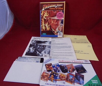 C64: Indiana Jones and the Temple of Doom - Mindscape 1988