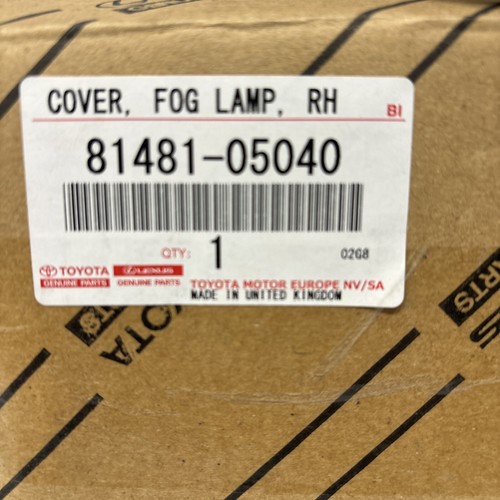 Toyota Avensis 2015-19 Right O/S Front Fog Lamp Surround Black. OE 81481-05040 - Picture 22 of 22