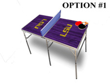 Louisiana State University Portable Table Tennis Ping Pong Folding Table w/Acces