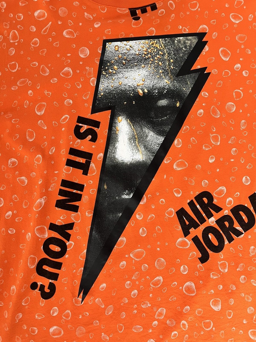 Rare Jordan Nike Orange Gatorade Shirt Size 2XL XXL | eBay