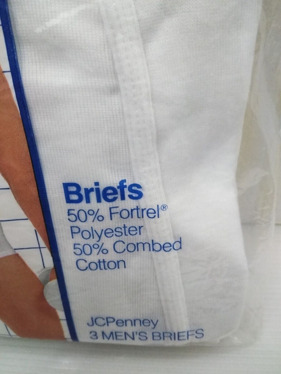 N.O.S Vintage JC Penny size 38 men's Classic White BRIEFS N.O.S Vintage JC Penny size 38 men's Classic White BRIEFS
