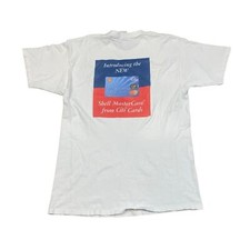 Vintage Y2K Shell MasterCard Citi Cards Promo T Shirt Men's XL