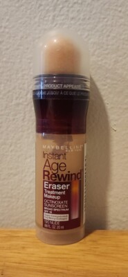 New Maybelline Instant Age Rewind Eraser Treatment Makeup Sealed #190 Nude