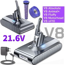 9500mAh Battery For Dyson V8 SV10 Animal V8 Absolute Motorhead Vacuum/Charger