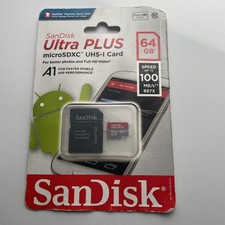 SanDisk 64GB Ultra Class 10 TF 100MB/S MicroSD Micro SDXC UHS-I TF Memory Card