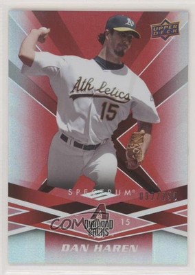 2009 Upper Deck Spectrum Red 92/250 Dan Haren #4 0b5