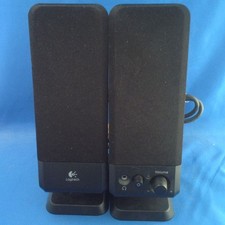 Logitech R-10 Multimedia Computer Speakers Model S-0152A1- Set of 2