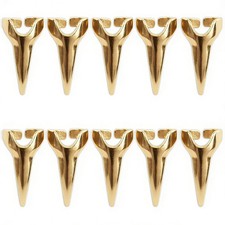 SONGJIE 10Pcs Gold Gothic Finger Claws Rings, Adjustable Open One Size,