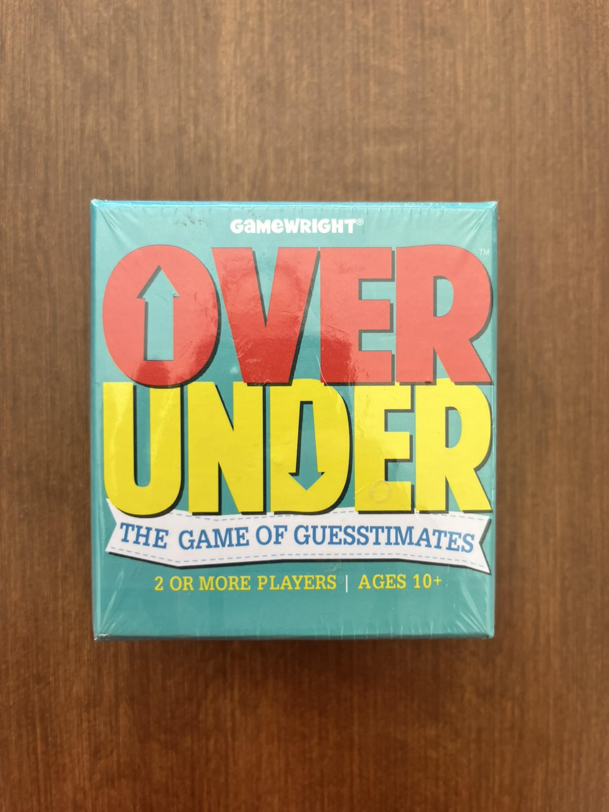 Gamewright Over Under The Game of Guesstimates 2014 Trivia Card Party Game New