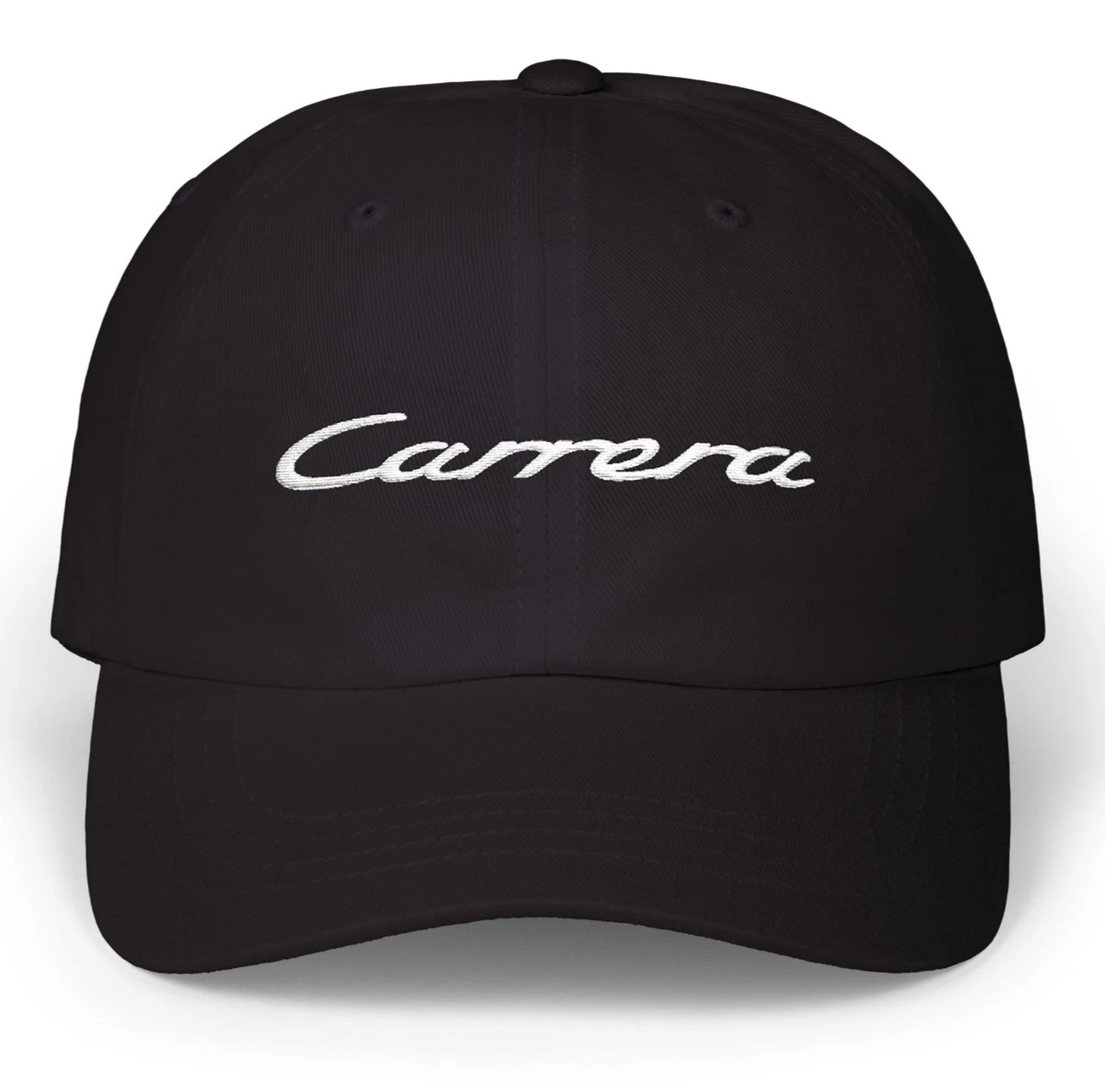 Porsche 911 Carrera Embroidered Badge / Emblem Script Unstructured Dad Cap Hat