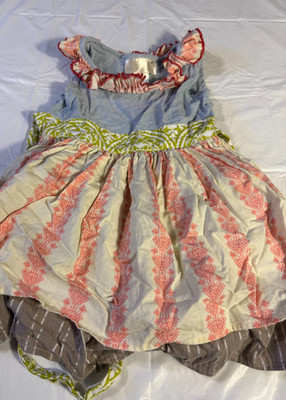 Sweet Honey Girls Size 2T Boutique Cottage Boho Ruffle Dress Cute Design