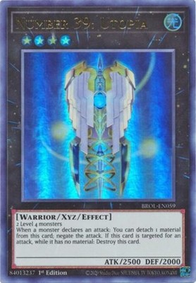 Yugioh! Number 39: Utopia - BROL-EN059 - Ultra Rare - 1st Edition Near Mint, Eng