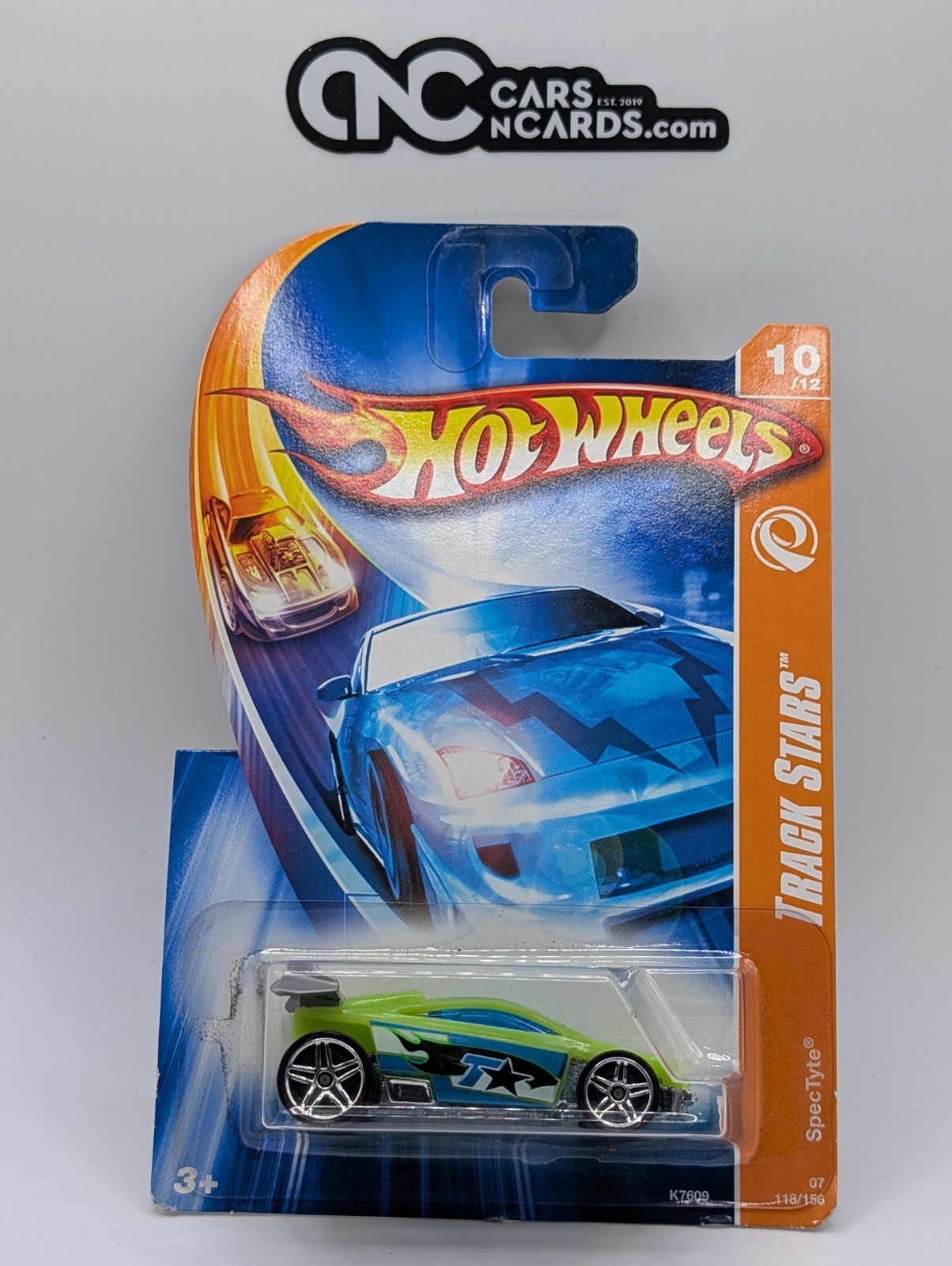 2007 Hot Wheels Track Stars 10/12 SpecTyte Green 118/156 (Soft Corners)