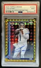 2025 Topps Chrome Cam Ward Rookie Auto Gold Geometric Refractor RC #/50 PSA 9