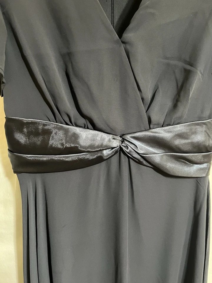 Mujer Talla 14 Gris Plata Cinta Cintura Baile de graduación Hada Dama Vestido Hada R Foto 3 de 4