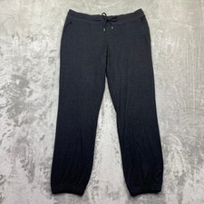 Gap Mens Black Knit Joggers Drawstring Elastic Waist Sweatpants L Fits 33" NWT